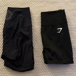 Gymshark Black Workout Shorts Duo
